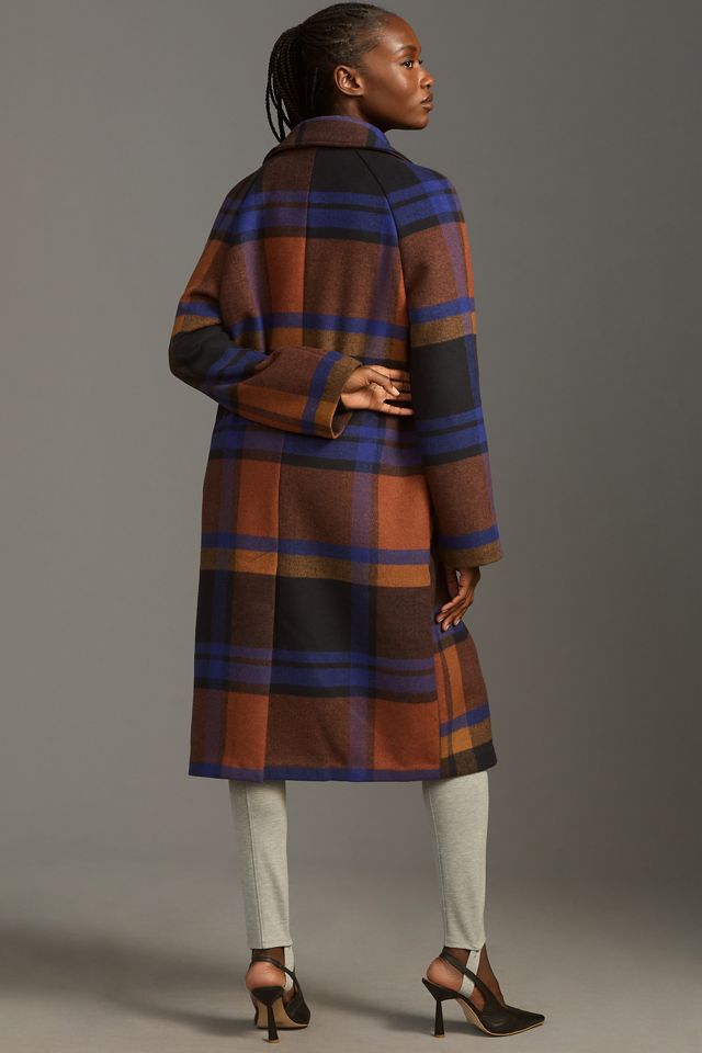 Avec Les Filles Plaid Top Coat #2