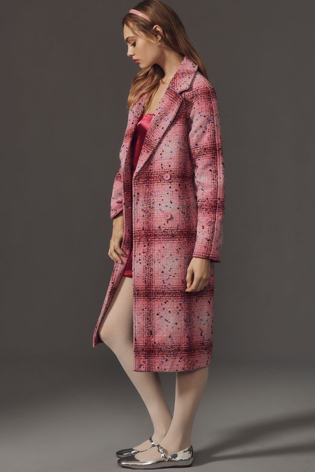 Anthropologie shop pink coat