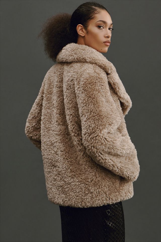 Anthropologie hot sale teddy coat