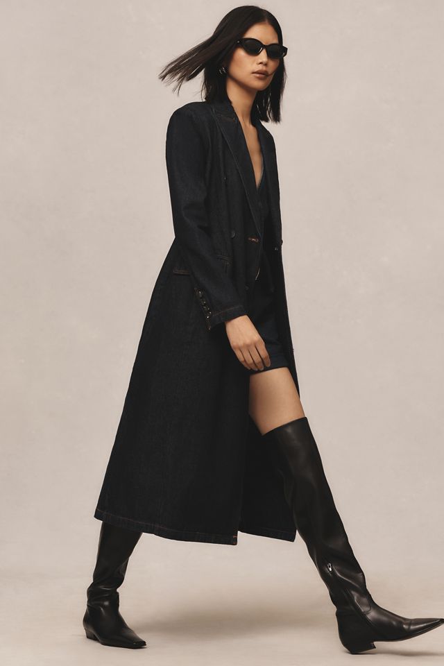 Avec Les Filles Denim Trench Coat #1