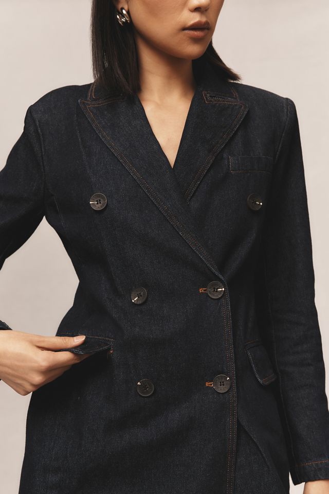 Avec Les Filles Denim Trench Coat #5