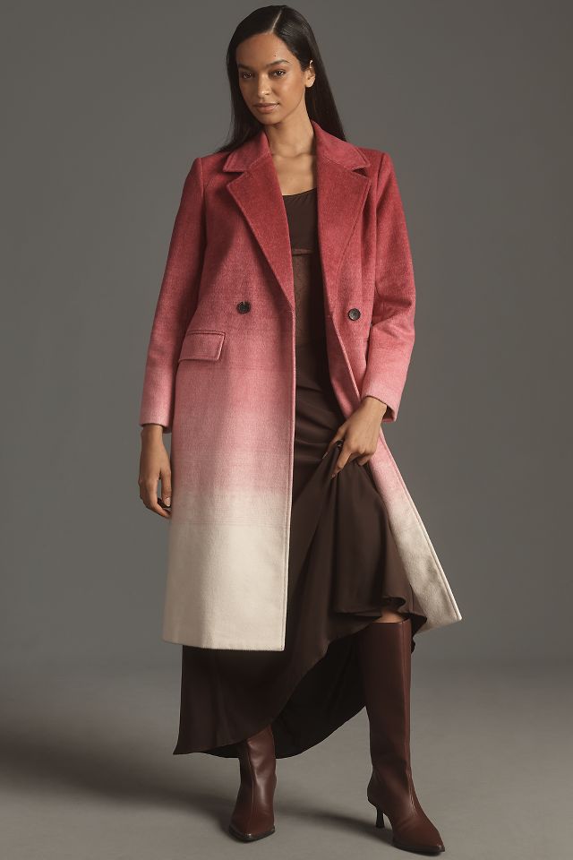 Avec Les Filles Ombre Wool Blend Coat Anthropologie