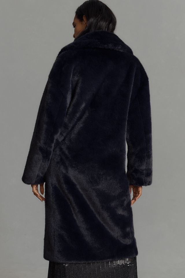Avec Les Filles Luxe Faux-Fur Long Coat #1