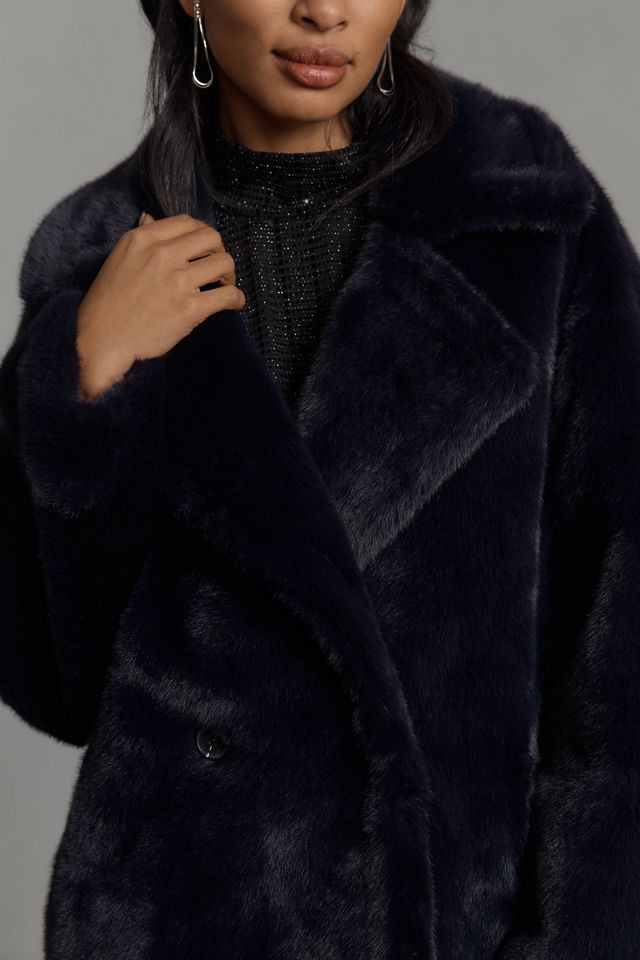Avec Les Filles Luxe Faux-Fur Long Coat #2