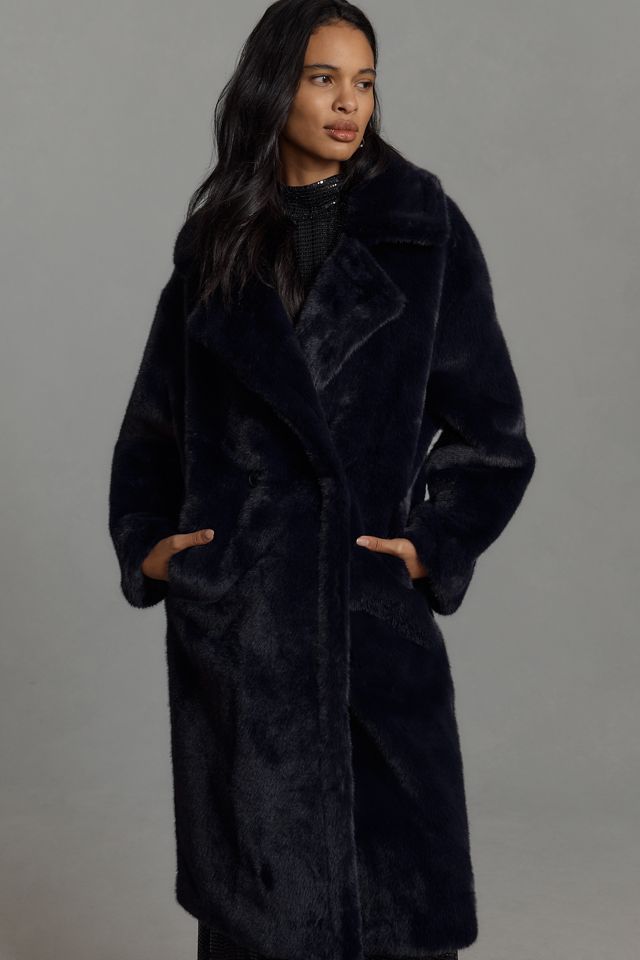 Avec Les Filles Luxe Faux-Fur Long Coat #3