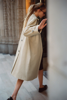 Long Trench Coat Jacket