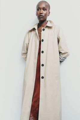 Avec Les Filles Long Trench Coat