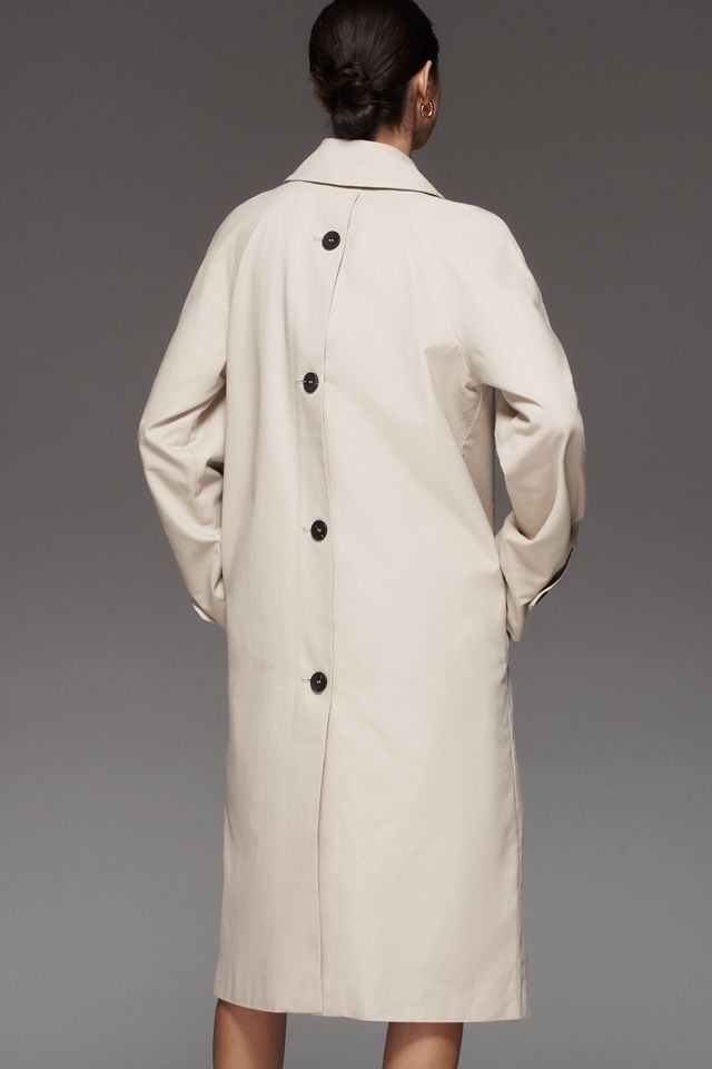 Avec Les Filles Long Trench Coat