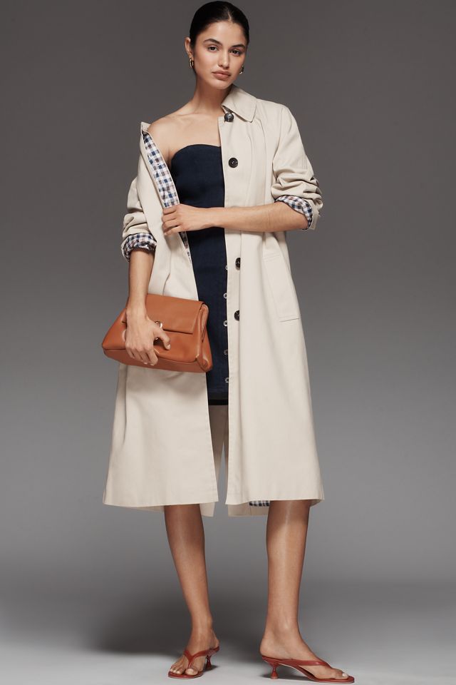 Avec Les Filles Long Trench Coat