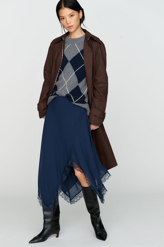 Avec Les Filles Long Trench Coat #4