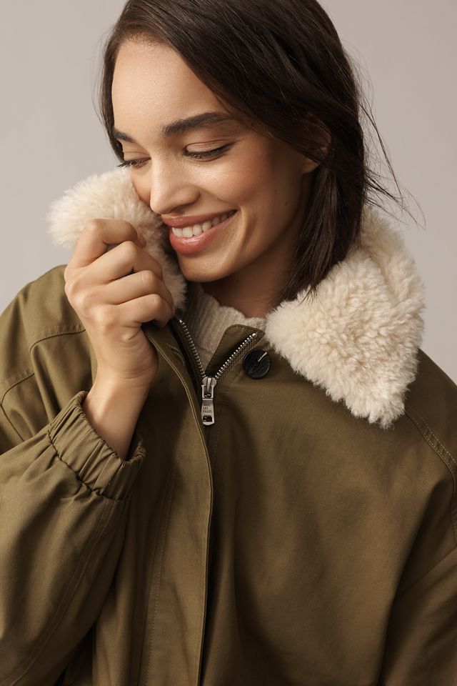 Avec Les Filles Oversized Cinched Utility Jacket #1