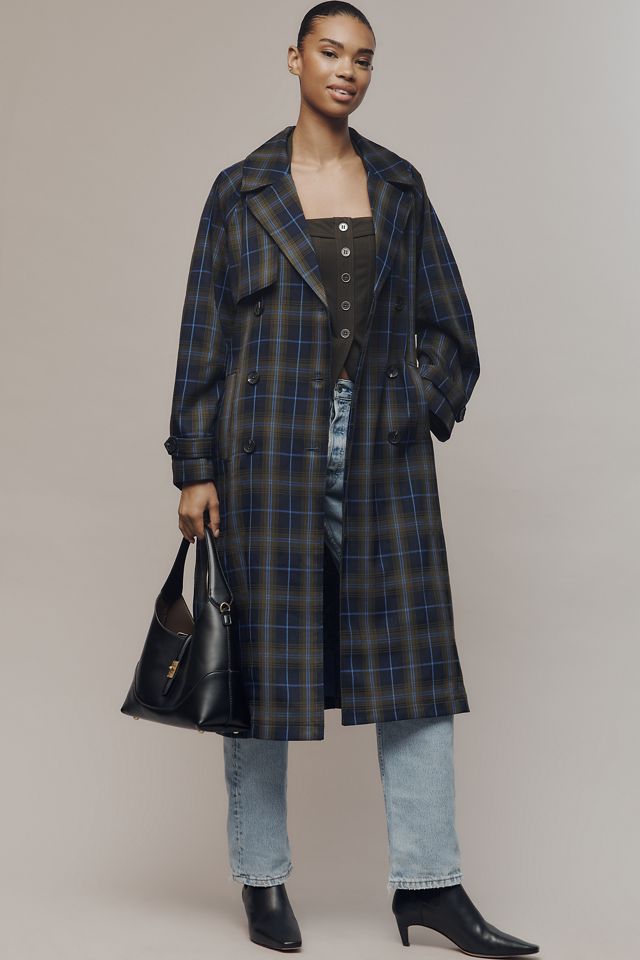 Avec Les Filles Belted Trench Coat #2