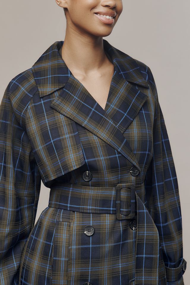 Avec Les Filles Belted Trench Coat #4