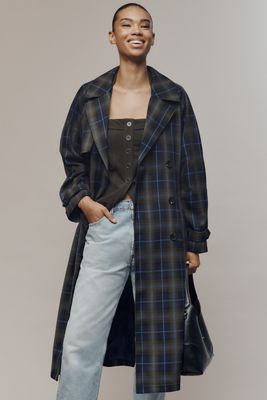 Avec Les Filles Belted Trench Coat