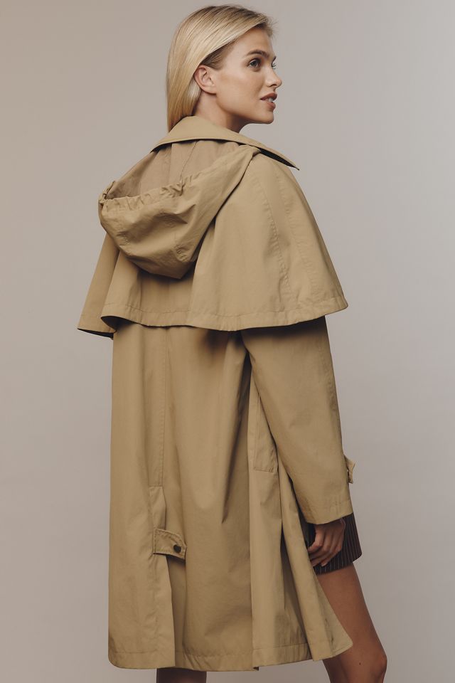 Avec Les Filles Mid-Length Cape Raincoat #2