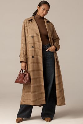 Farm Rio Short Trench Coat | Anthropologie