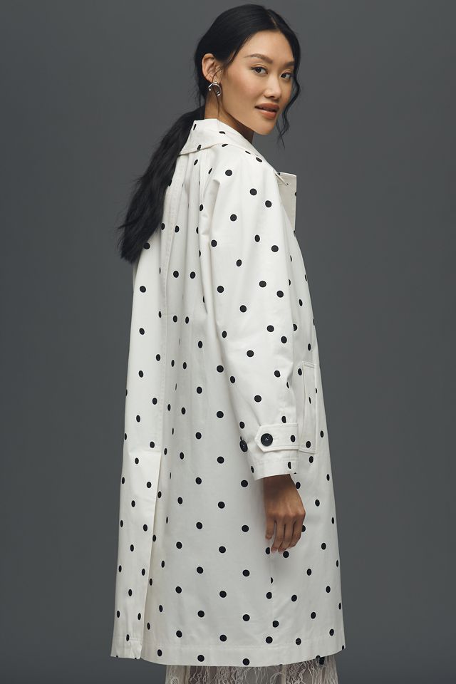 Avec Les Filles Polka Dot Car Coat | Anthropologie