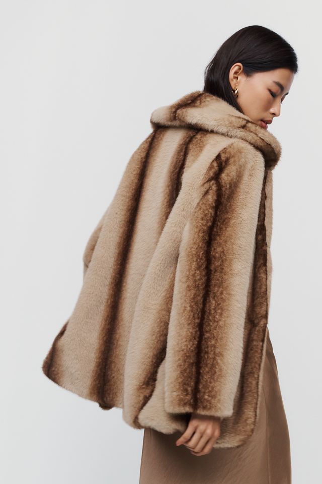 Avec Les Filles Short Faux Fur Coat #2