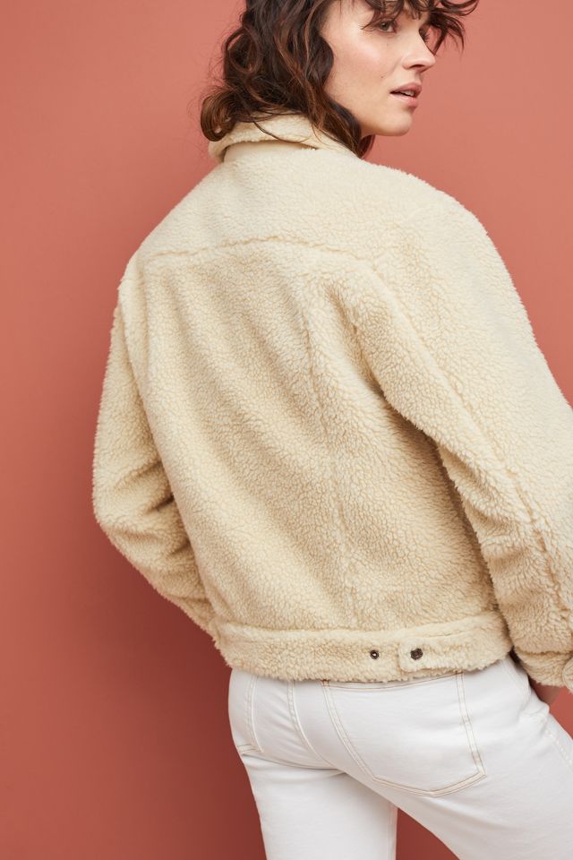 Levis all over outlet sherpa jacket