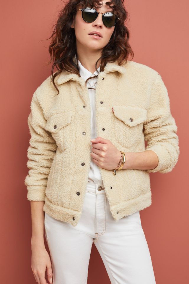 Levi's All Over Sherpa Trucker Jacket | Anthropologie