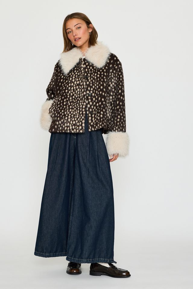 By Anthropologie Faux-Fur Jacket #1