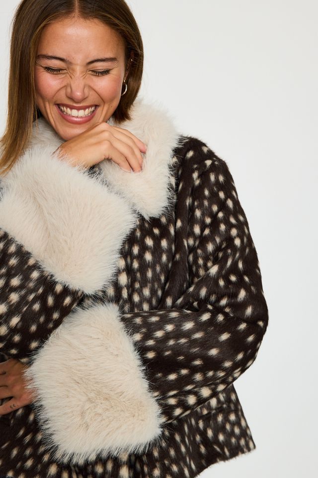 By Anthropologie Faux-Fur Jacket #4
