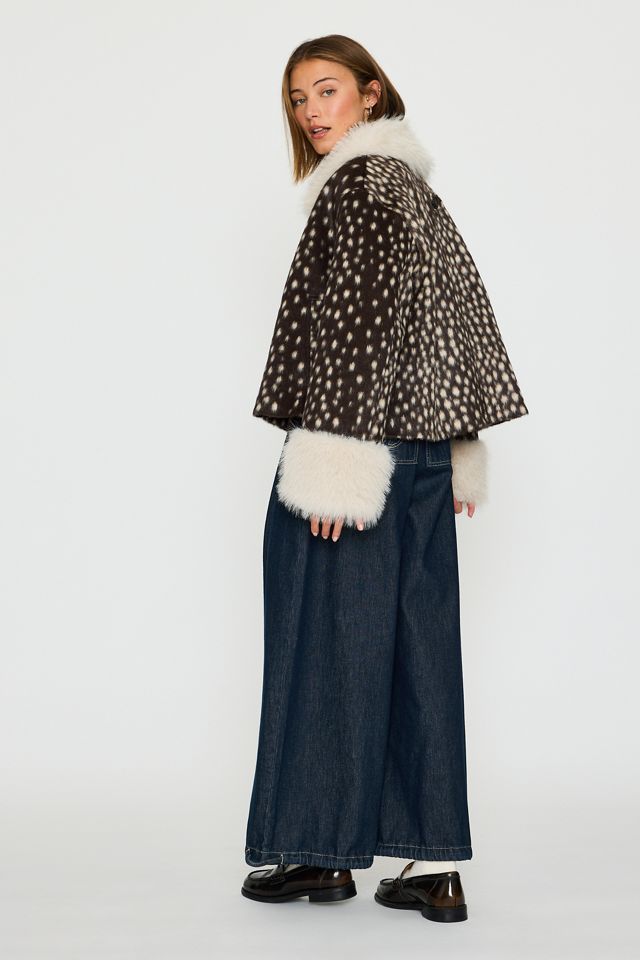 By Anthropologie Faux-Fur Jacket #5