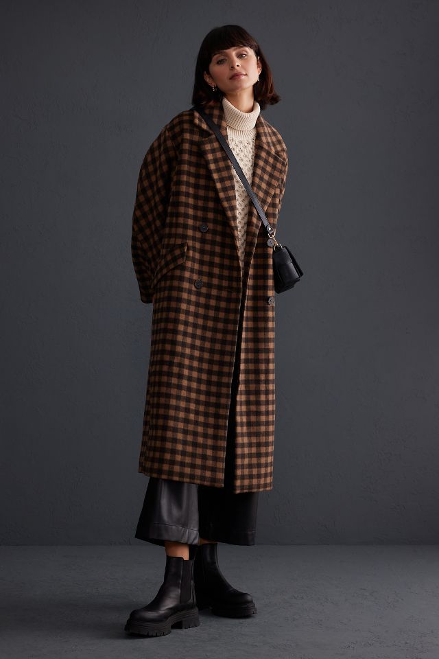 Anthropologie on sale wool coat