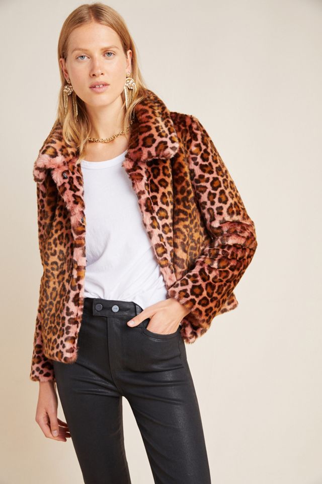 Leopard Faux Fur Jacket #5