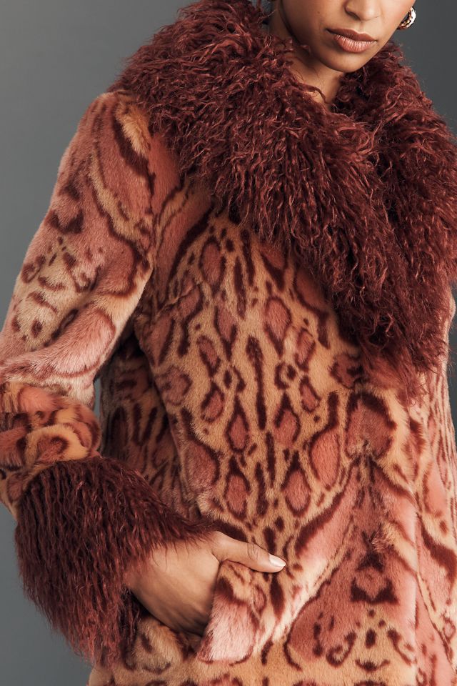 Unreal Fur Cuvee Rose Faux-Fur Coat #3