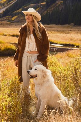 ジャケット・アウター OUNCE base fur collar coat ジャケット・アウター OUNCE base fur collar coat OUNCE base fur