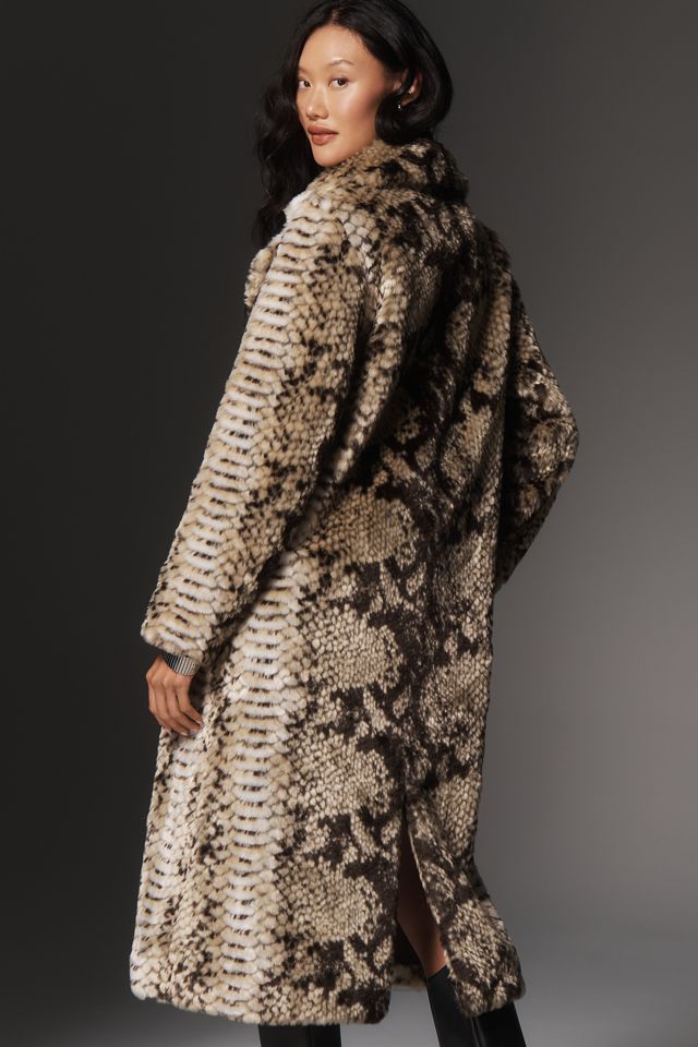 Unreal Fur Madam Grace Faux-Fur Snake Print Jacket #2