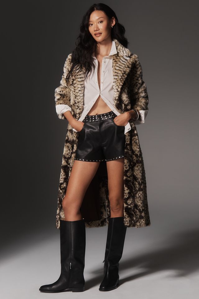 Unreal Fur Madam Grace Faux-Fur Snake Print Jacket #3