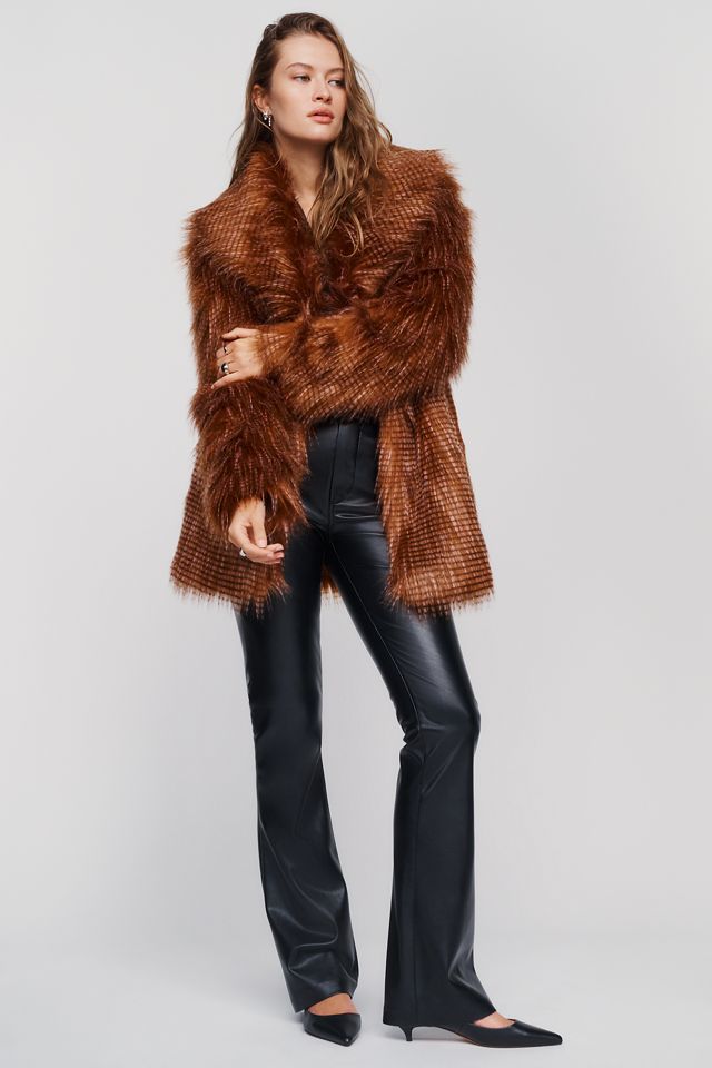 Unreal Fur Field of Dreams Faux Fur Coat #2