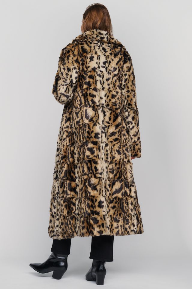 Unreal Fur Long Song Faux Fur Coat #3