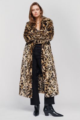Unreal Fur Long Song Faux Fur Coat