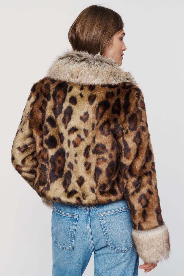Unreal Fur Tiger Print Jacket #4