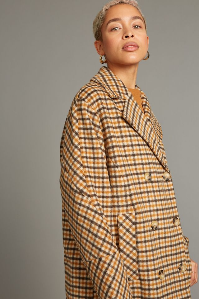 Selezionato Femme Ellen Check-Print Wool Coat #3