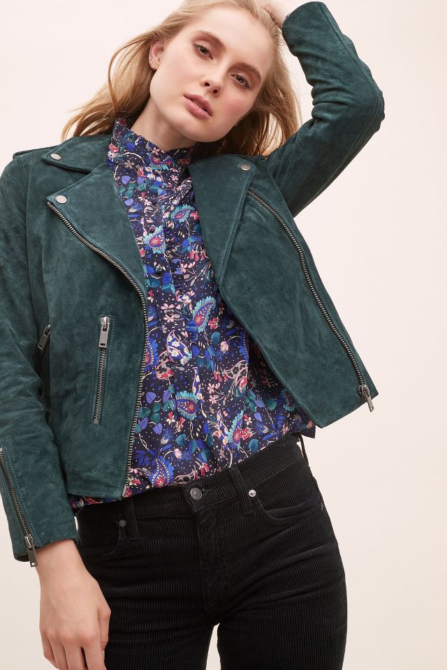 Selected Femme Sanella Suede Jacket | Anthropologie UK