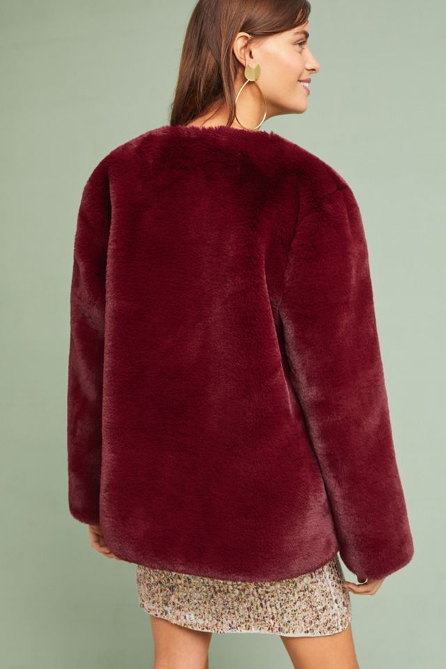 Jewel Faux Fur Coat #3