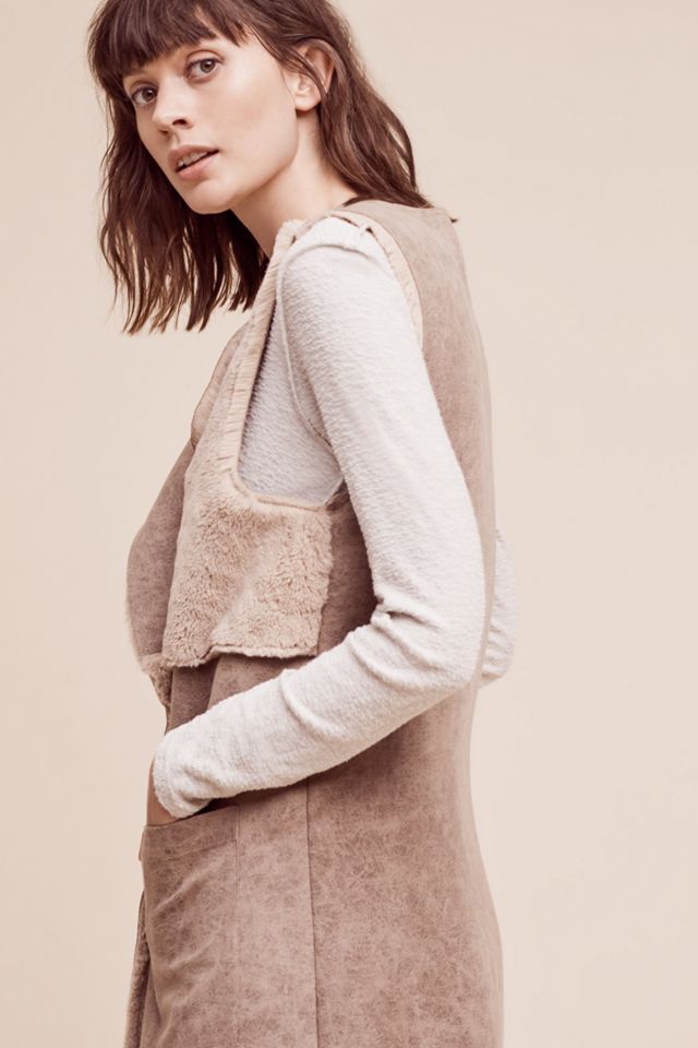 Vegan Suede Vest #1