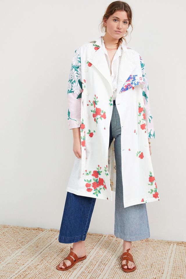 Carleen Floral Trench Coat