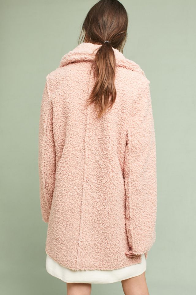 Blushed Sherpa Coat #3