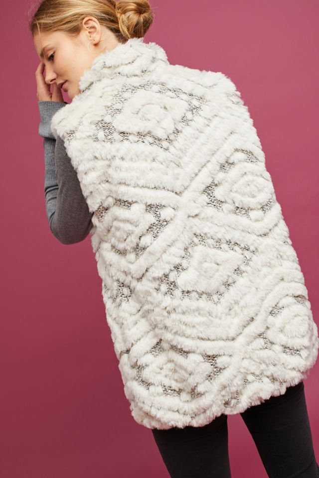 Basia Faux Fur Vest #3