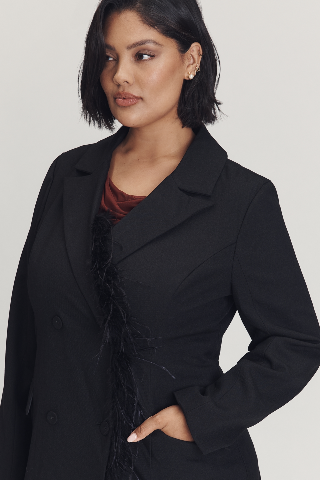 Hutch Vivienne Double-Breasted Coat