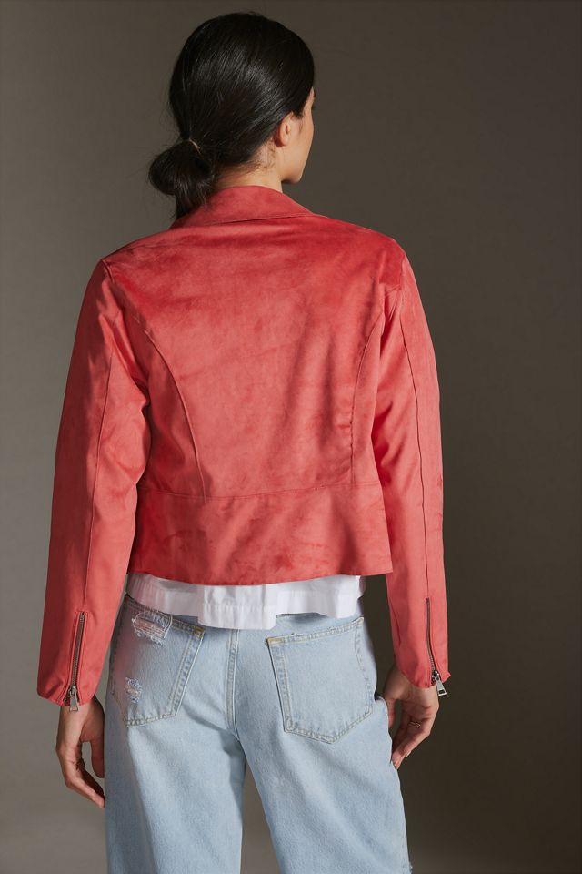 Faux Suede Moto Jacket #2