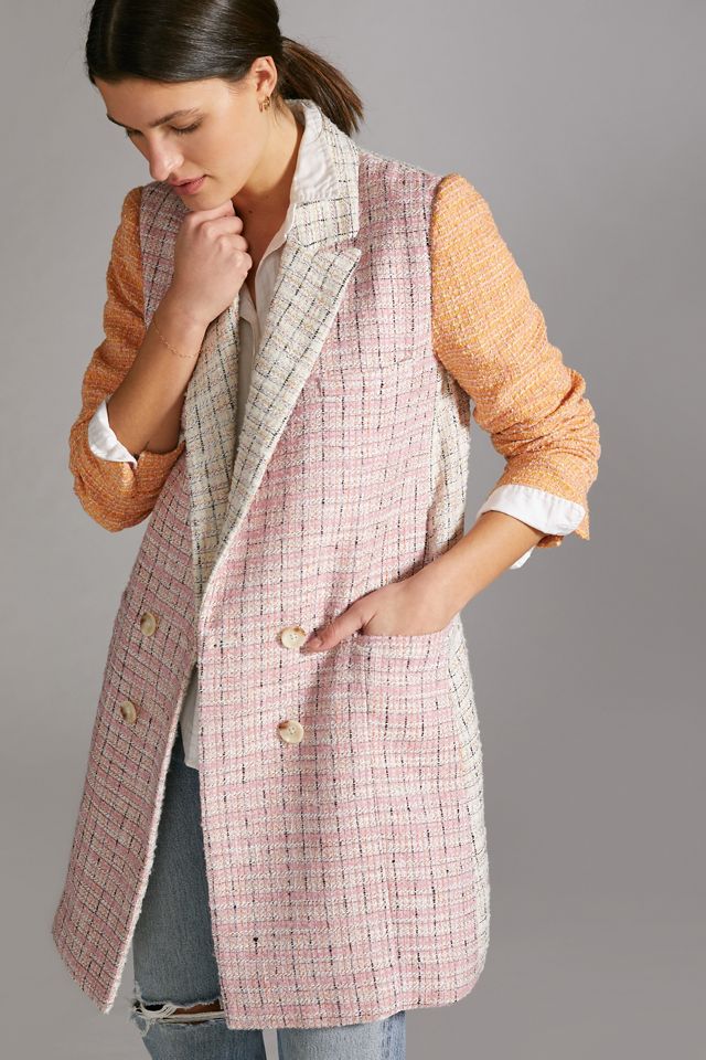 Hutch Mixed-Plaid Blazer #3