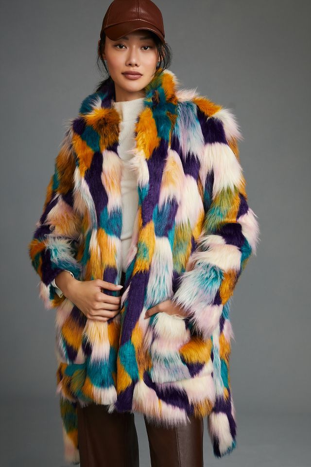 Hutch Faux Fur Coat | Anthropologie