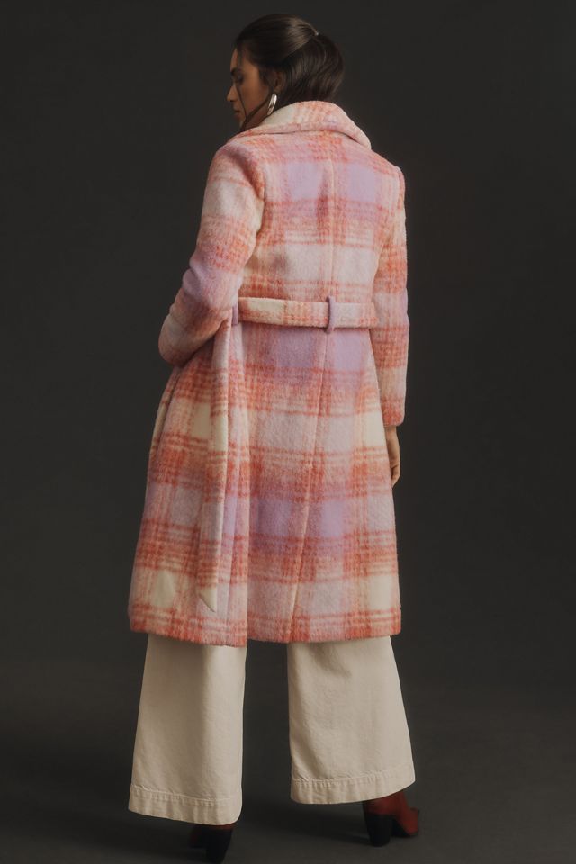 Hutch Check Tie-Waist Midi Coat #1