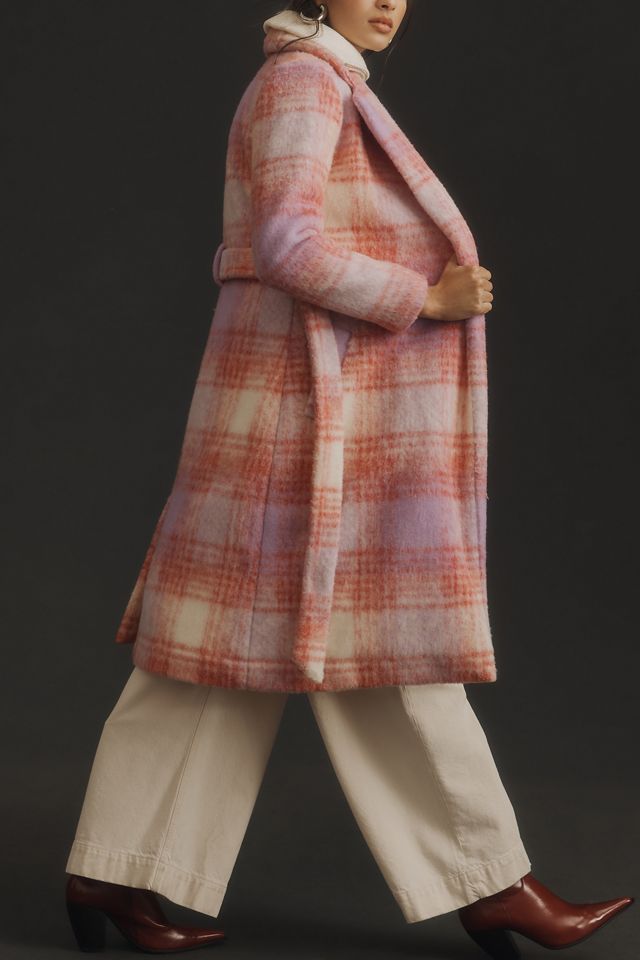 Hutch Check Tie-Waist Midi Coat #2